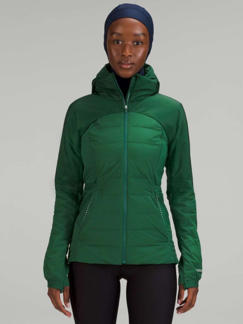 Lululemon Down For It All Jacket Everglade Green Women's 12